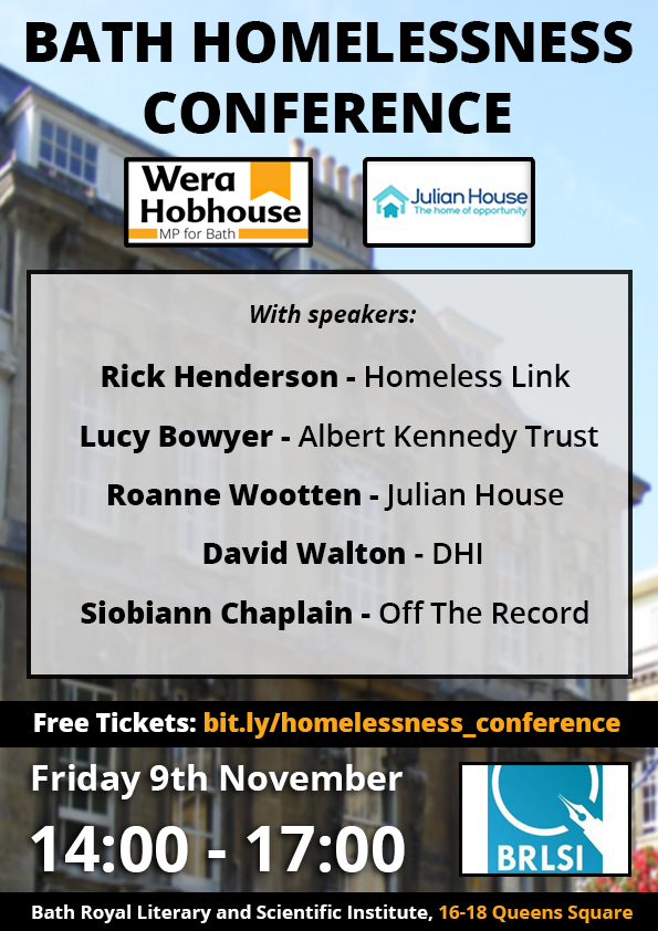 Homelessness Conference Speakers Announced